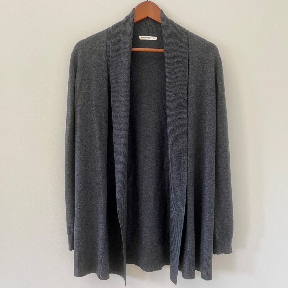 Marine Layer Mae Open Front Cardigan Xs - image 3